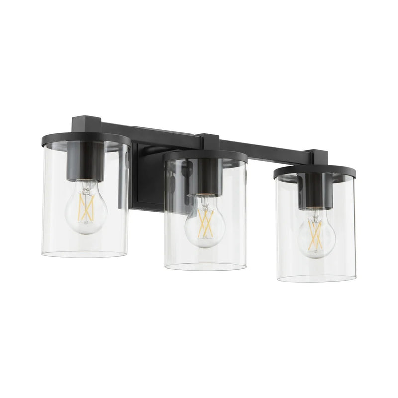 Quorum 523-3-59 Three Light Vanity, Matte Black