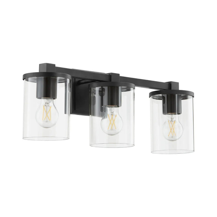 Quorum 523-3-59 Three Light Vanity, Matte Black