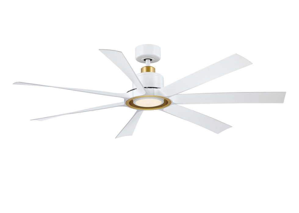 Fanimation FPD6860MWBS 60" Ceiling Fan, Matte White
