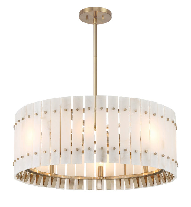 Metropolitan N1847-776 Eight Light Pendant, Celeste Brass