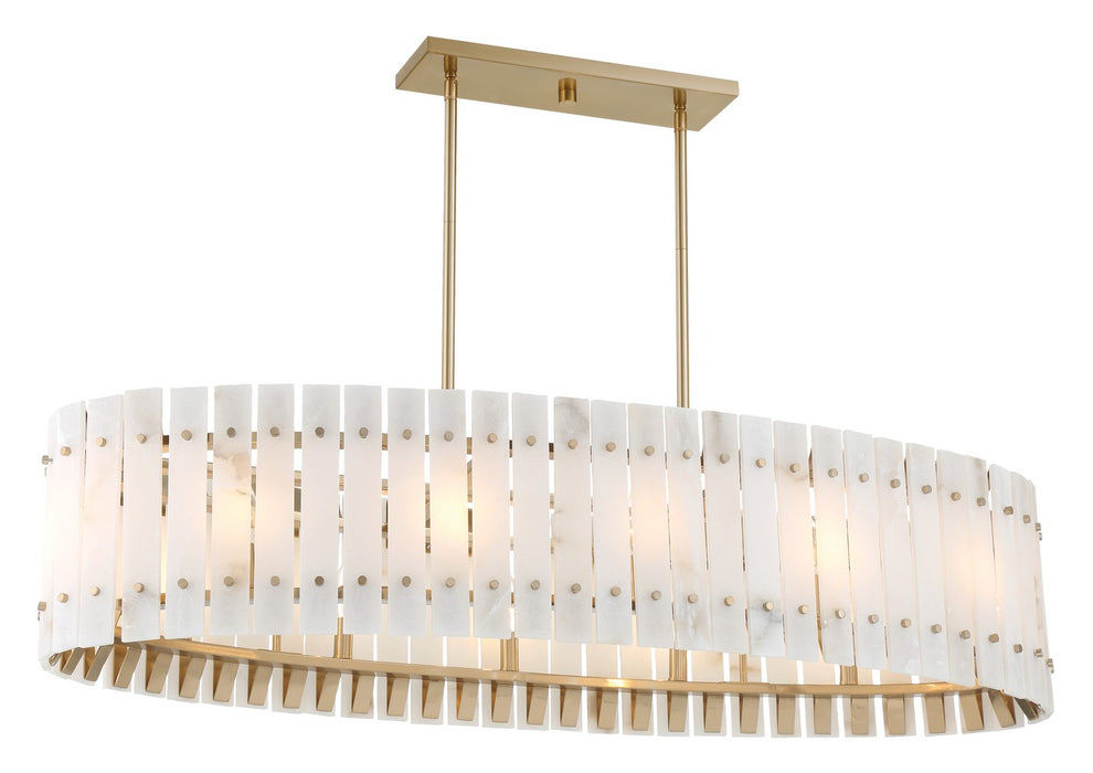 Metropolitan N1849-776 Five Light Island Chandelier, Celeste Brass