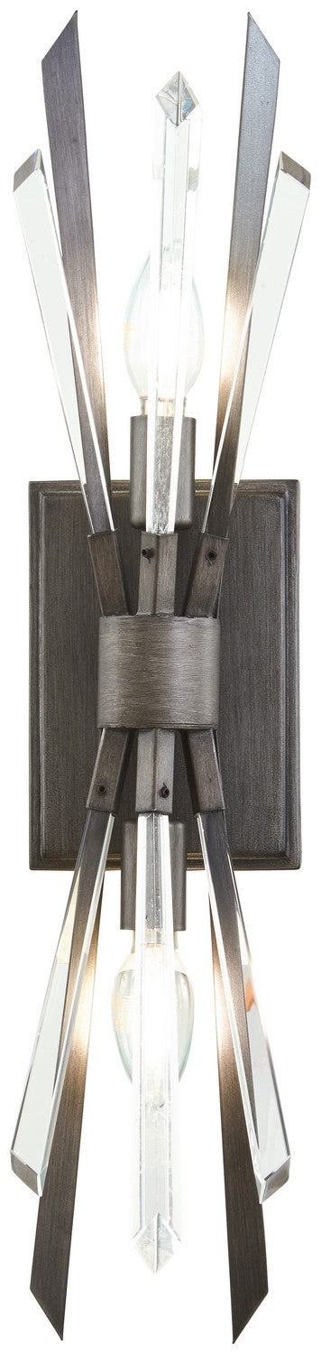 Metropolitan N1941-766 Two Light Wall Sconce, Midnight Graphite