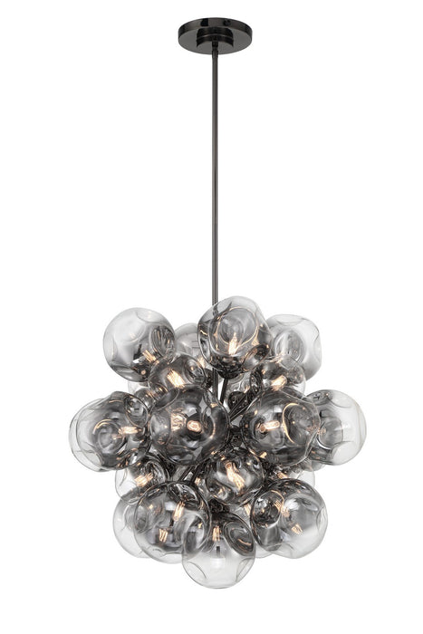 Metropolitan N5365-605 25 Light Pendant, Gun Metal