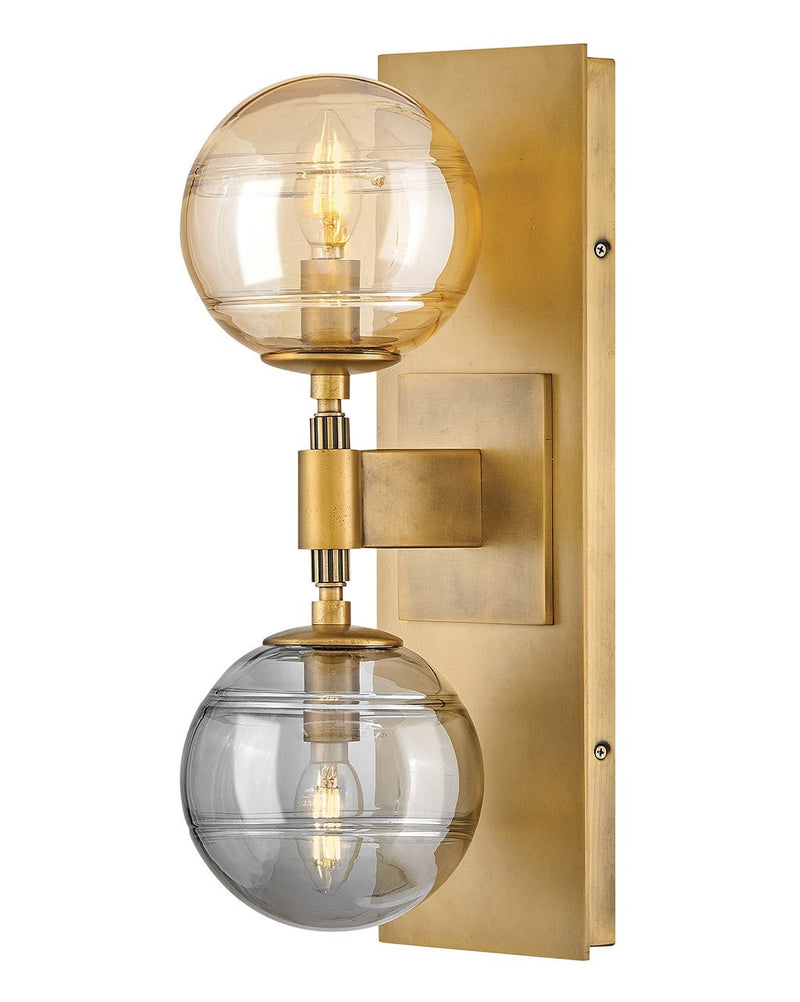 Fredrick Ramond FR30502HBR LED Wall Sconce, Heritage Brass