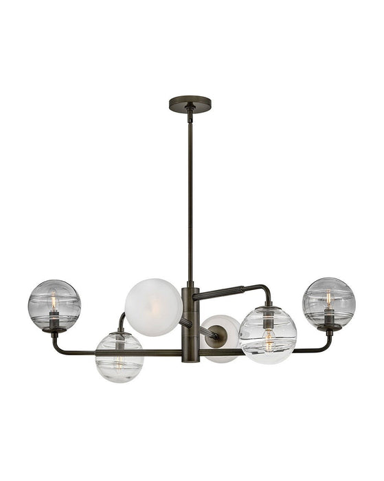 Fredrick Ramond FR30506BX LED Chandelier, Black Oxide