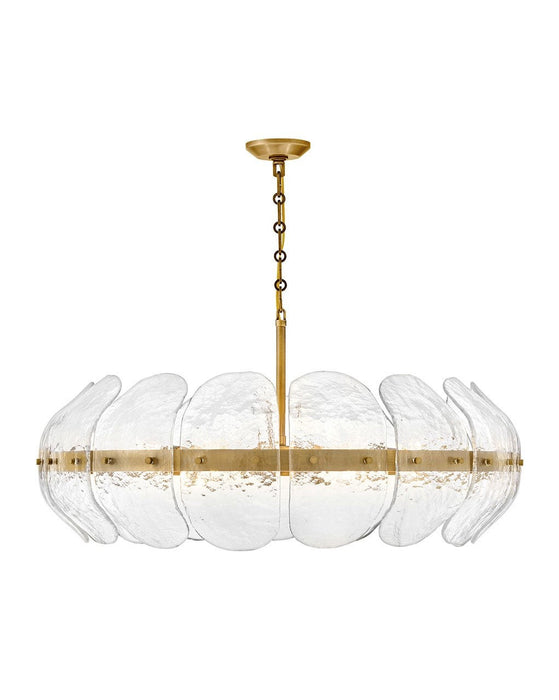 Fredrick Ramond FR30514HB LED Chandelier, Heritage Brass