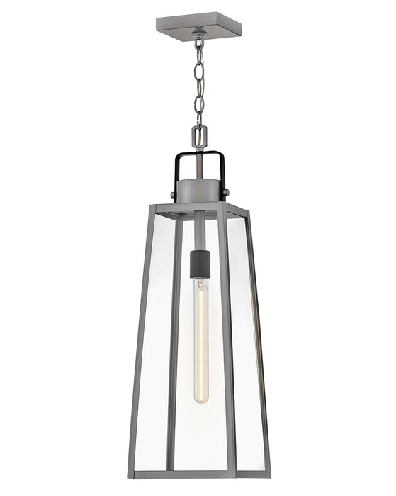 Lark 82002AL LED Hanging Lantern, Antique Brushed Aluminum