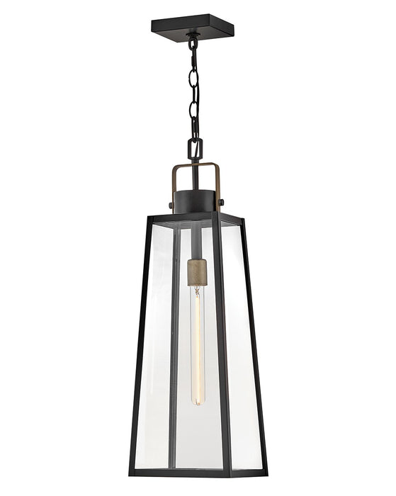 Lark 82002BK LED Hanging Lantern, Black