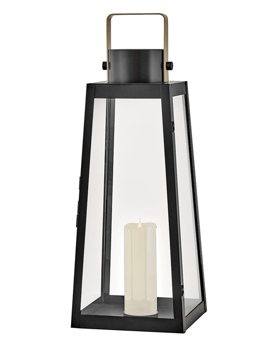 Lark 82312BK Decorative Lantern, Black