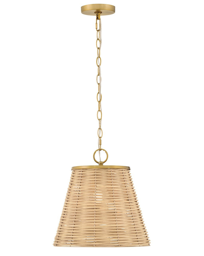 Lark 83217LCB LED Pendant, Lacquered Brass