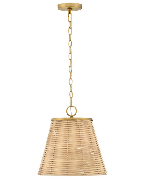 Lark 83217LCB LED Pendant, Lacquered Brass
