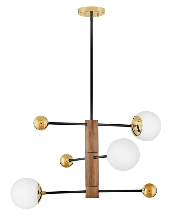 Lark 83573BBR LED Chandelier, Bright Brass