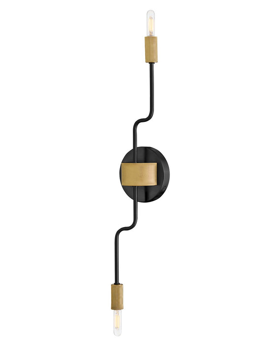 Lark 83632BK-LCB LED Wall Sconce, Black