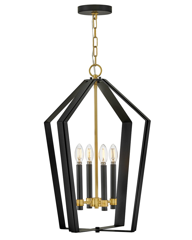 Lark 83644BK-LCB LED Pendant, Black
