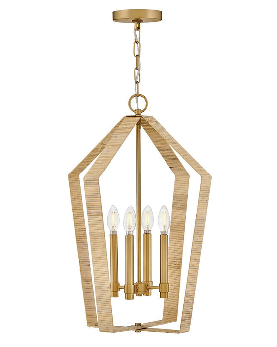 Lark 83644LCB LED Pendant, Lacquered Brass