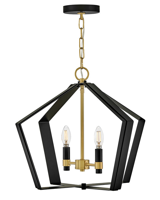 Lark 83647BK-LCB LED Pendant, Black