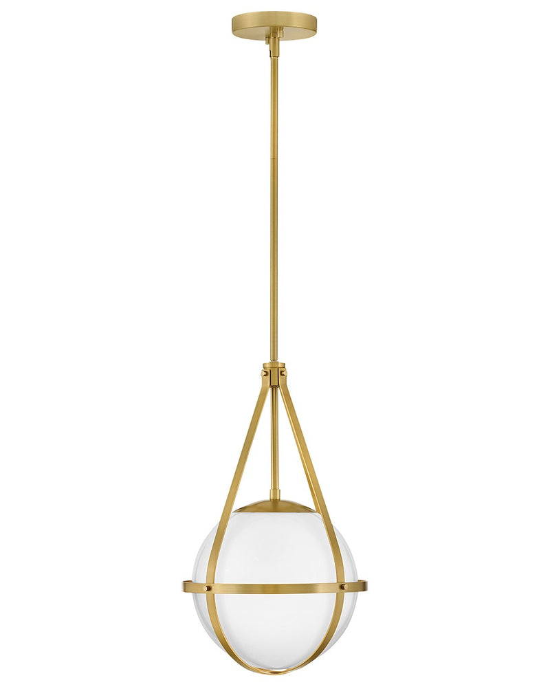 Lark 83677LCB LED Pendant, Lacquered Brass