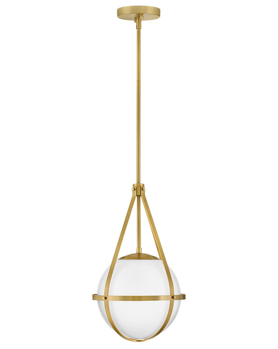 Lark 83677LCB LED Pendant, Lacquered Brass
