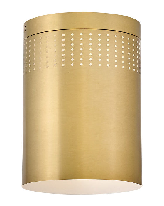 Lark 83681LCB LED Flush Mount, Lacquered Brass