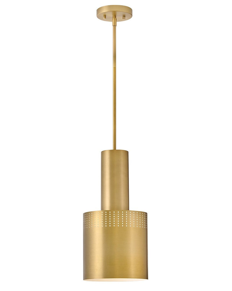 Lark 83687LCB LED Pendant, Lacquered Brass