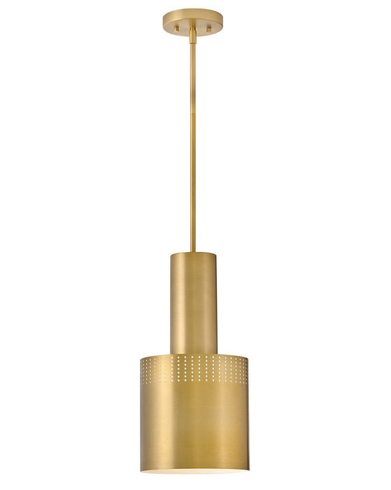 Lark 83687LCB LED Pendant, Lacquered Brass