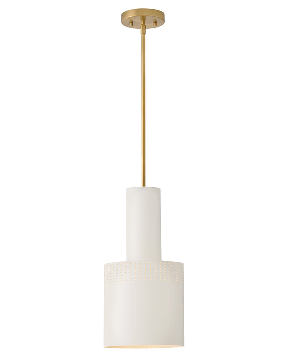 Lark 83687LCB-SO LED Pendant, Lacquered Brass