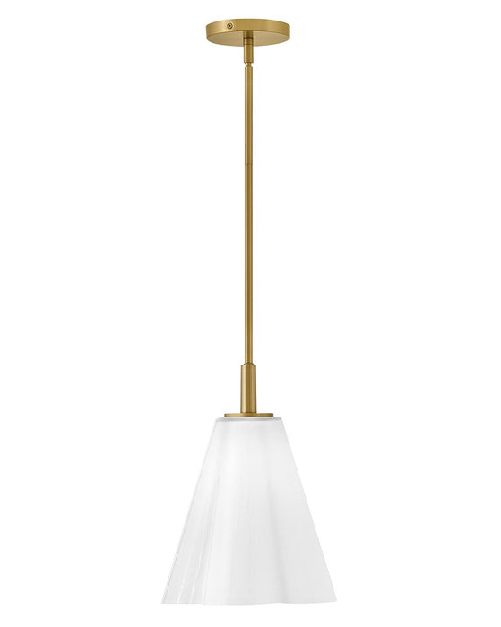 Lark 83717LCB LED Pendant, Lacquered Brass