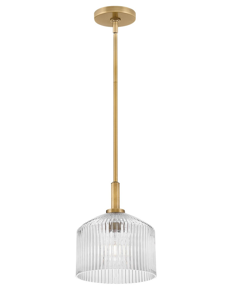 Lark 83727LCB LED Pendant, Lacquered Brass