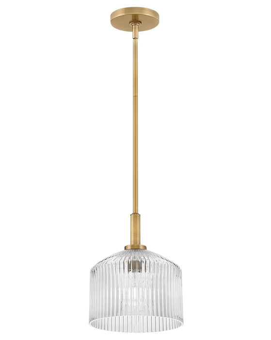 Lark 83727LCB LED Pendant, Lacquered Brass