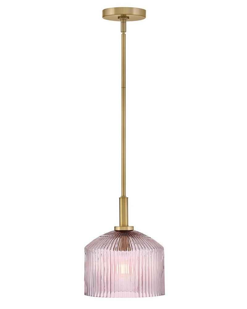 Lark 83727LCB-RO LED Pendant, Lacquered Brass