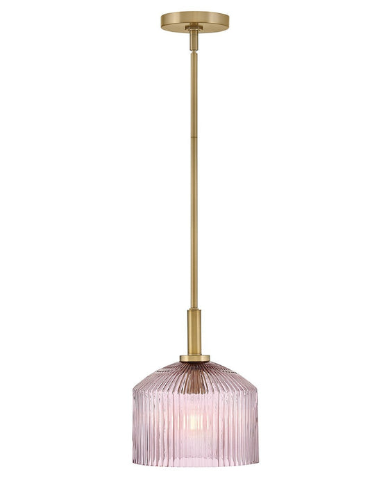 Lark 83727LCB-RO LED Pendant, Lacquered Brass