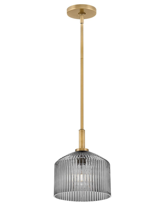 Lark 83727LCB-SM LED Pendant, Lacquered Brass