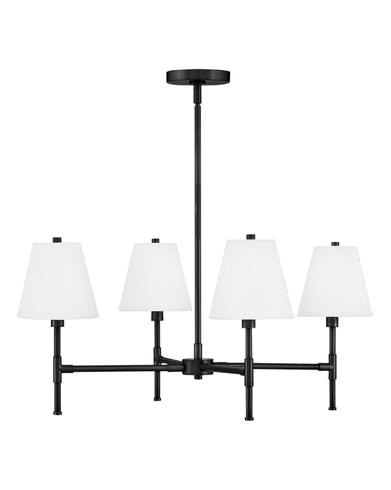 Lark 83774BK LED Chandelier, Black
