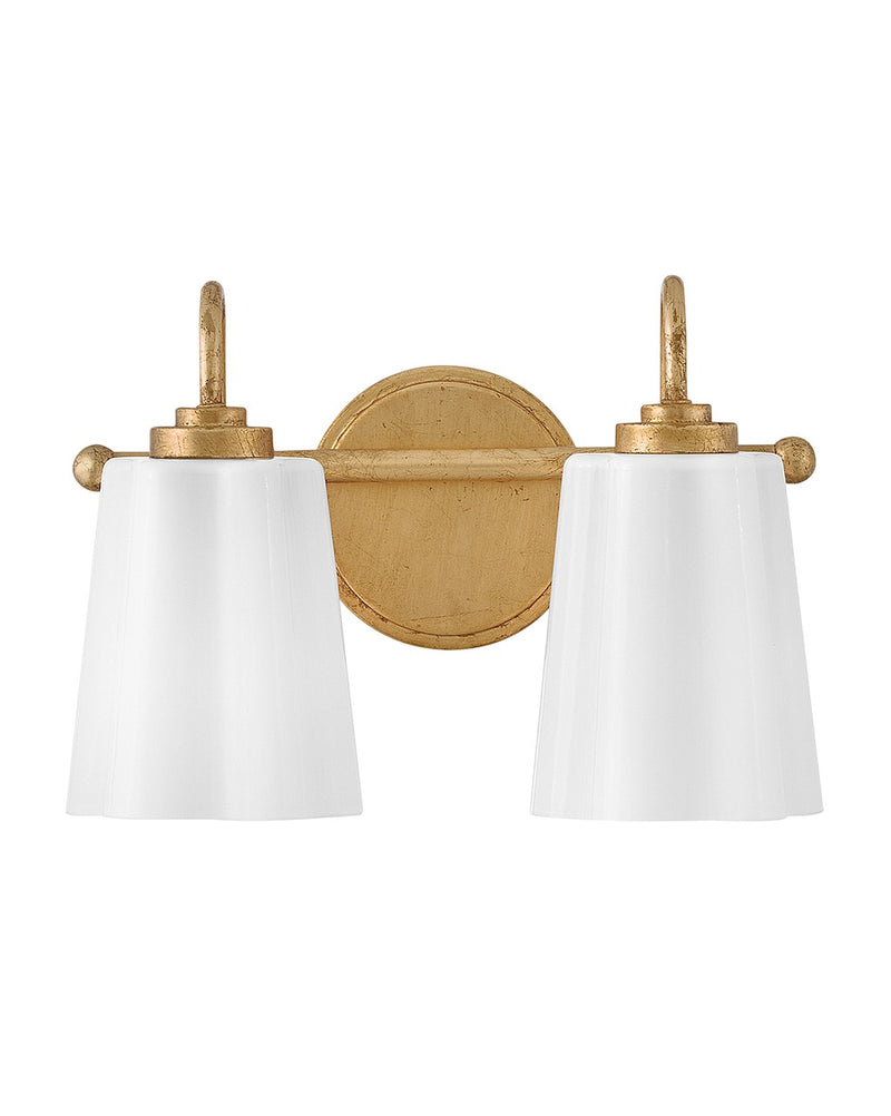 Lark 85412DA LED Vanity, Distressed Brass