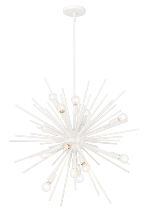 Minka-Lavery 1112-655 15 Light Pendant, Sand White