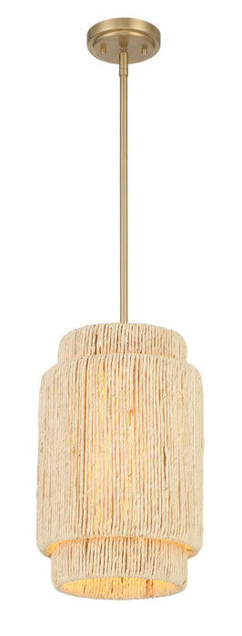 Minka-Lavery 1225-894 One Light Pendant, Signature Brass