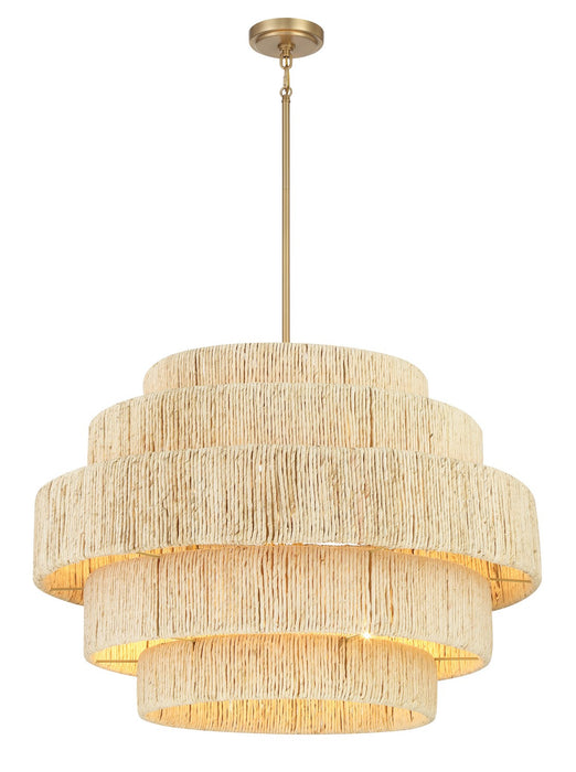 Minka-Lavery 1226-894 Six Light Pendant, Signature Brass