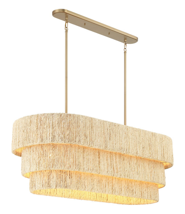 Minka-Lavery 1227-894 Five Light Pendant, Signature Brass