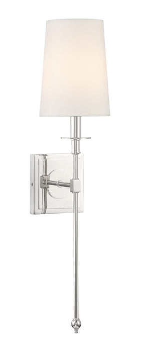Minka-Lavery 2021-613 One Light Wall Sconce, Polished Nickel