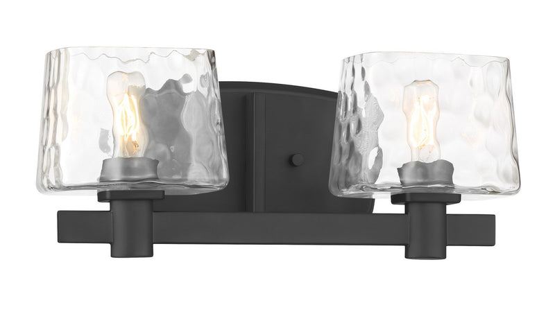 Minka-Lavery 2232-66A Two Light Bath Vanity, Coal