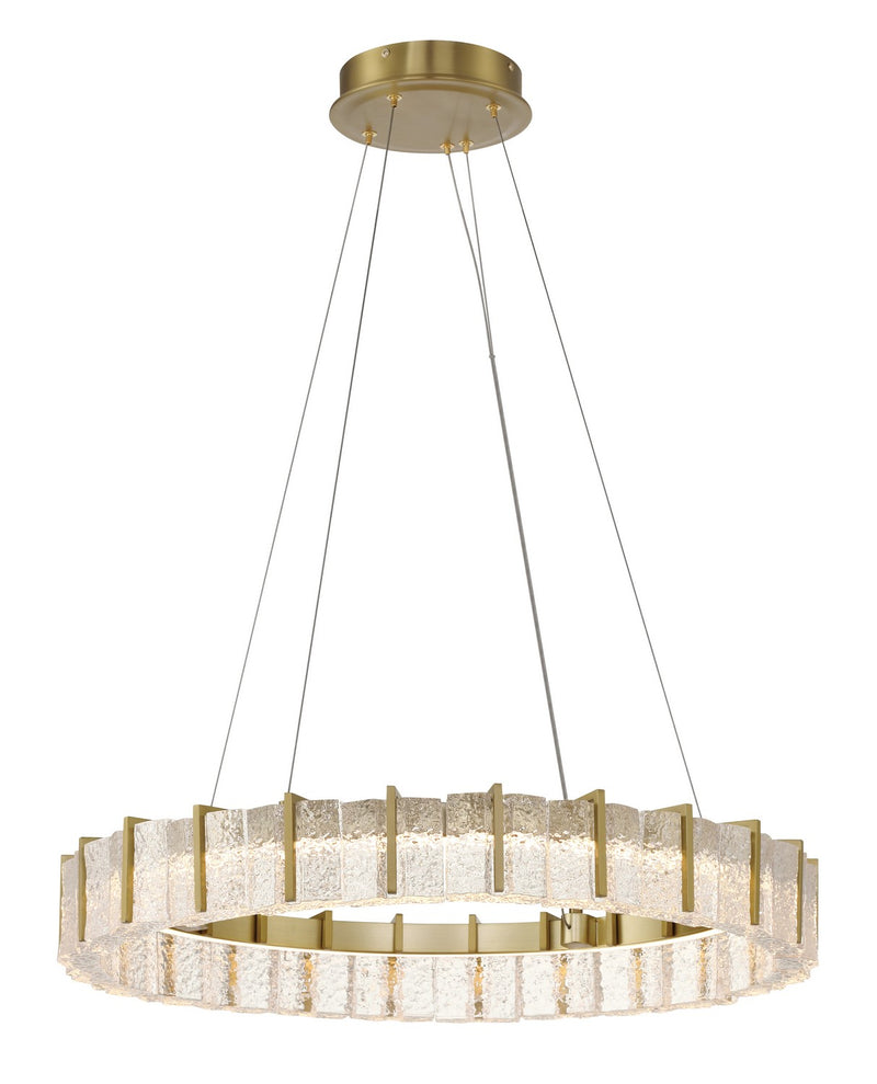 Minka-Lavery 2415-695-L LED Pendant, Soft Brass