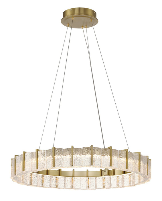 Minka-Lavery 2415-695-L LED Pendant, Soft Brass