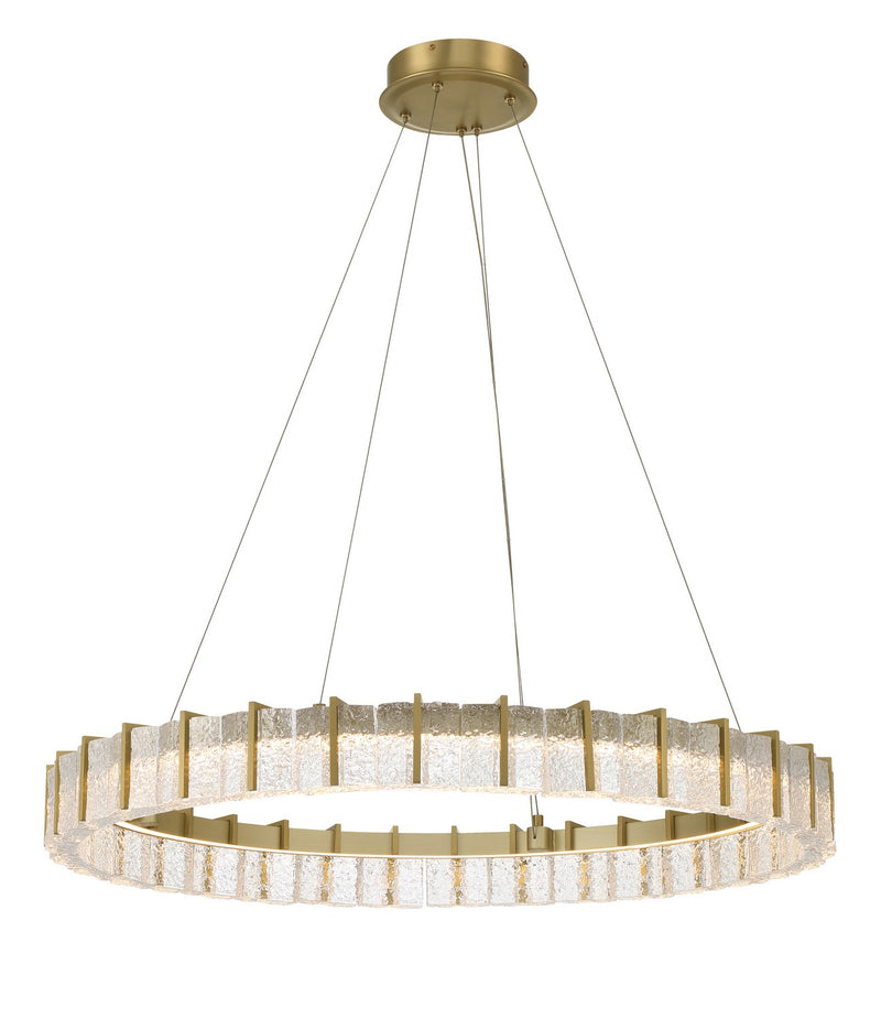 Minka-Lavery 2416-695-L LED Pendant, Soft Brass