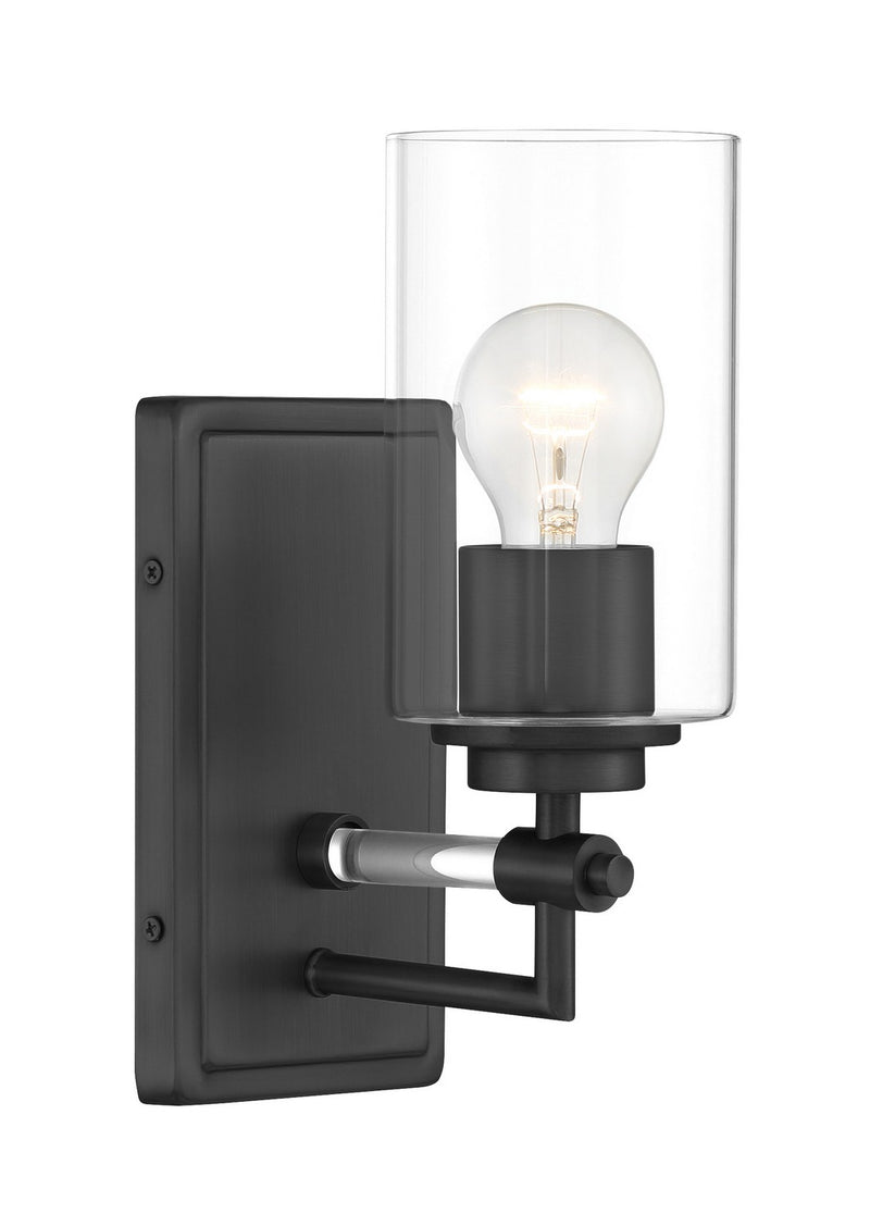 Minka-Lavery 2641-66A One Light Bath Vanity, Coal