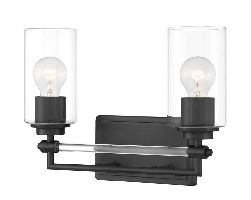 Minka-Lavery 2642-66A Two Light Bath Vanity, Coal