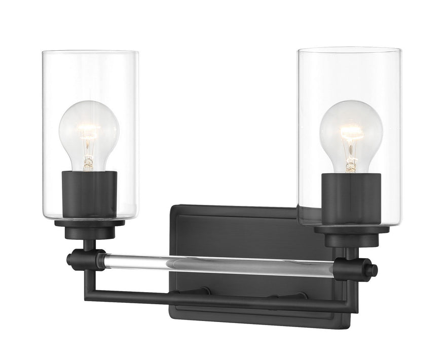 Minka-Lavery 2642-66A Two Light Bath Vanity, Coal