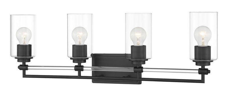 Minka-Lavery 2644-66A Four Light Bath Vanity, Coal