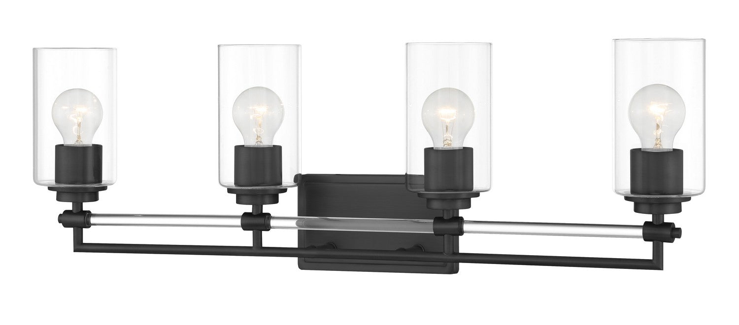 Minka-Lavery 2644-66A Four Light Bath Vanity, Coal