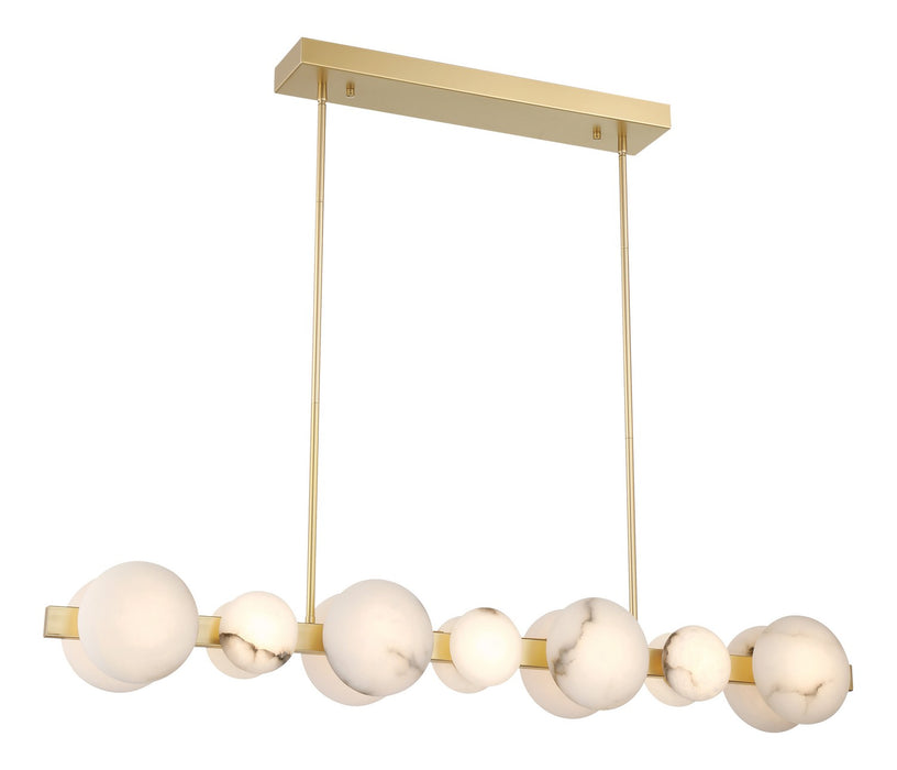 Minka-Lavery 3597-864-L LED Island Chandelier, Lily Gold