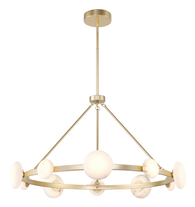 Minka-Lavery 3598-864-L LED Chandelier, Lily Gold